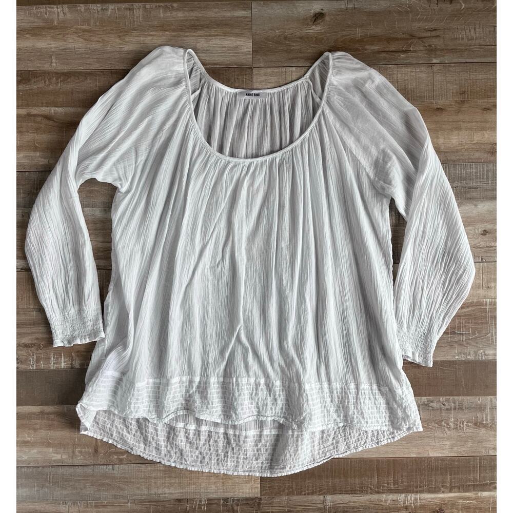 Anine Bing 100% Cotton Boho Oversized Top Size L